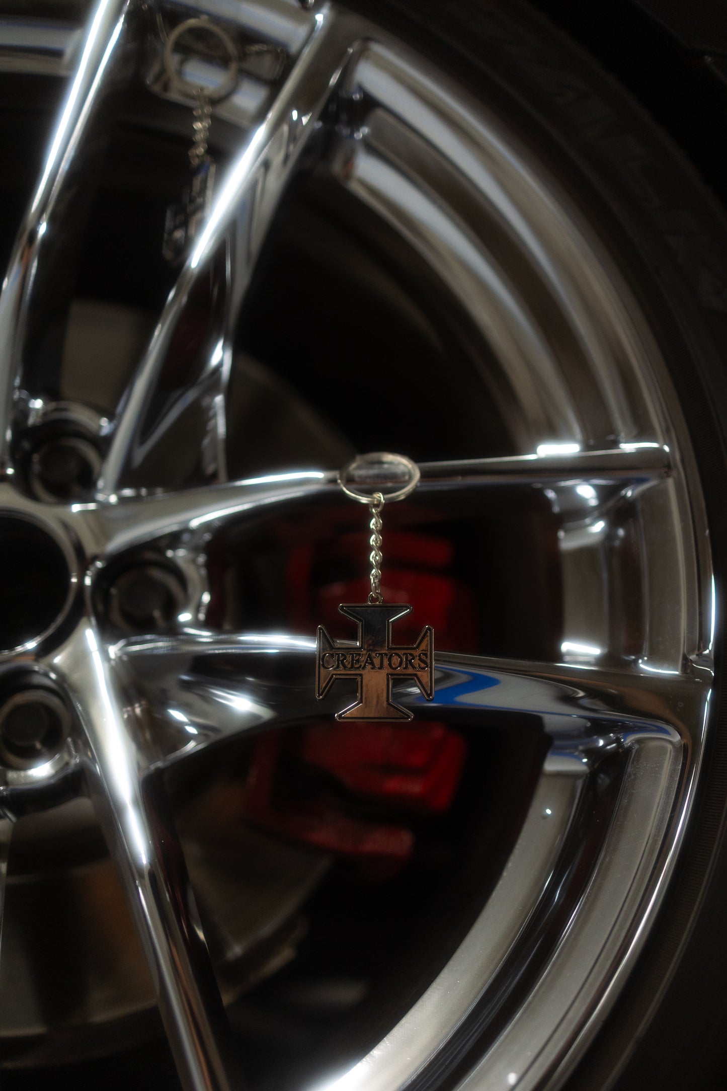 "Armor of God" Chrome Cross Keychain