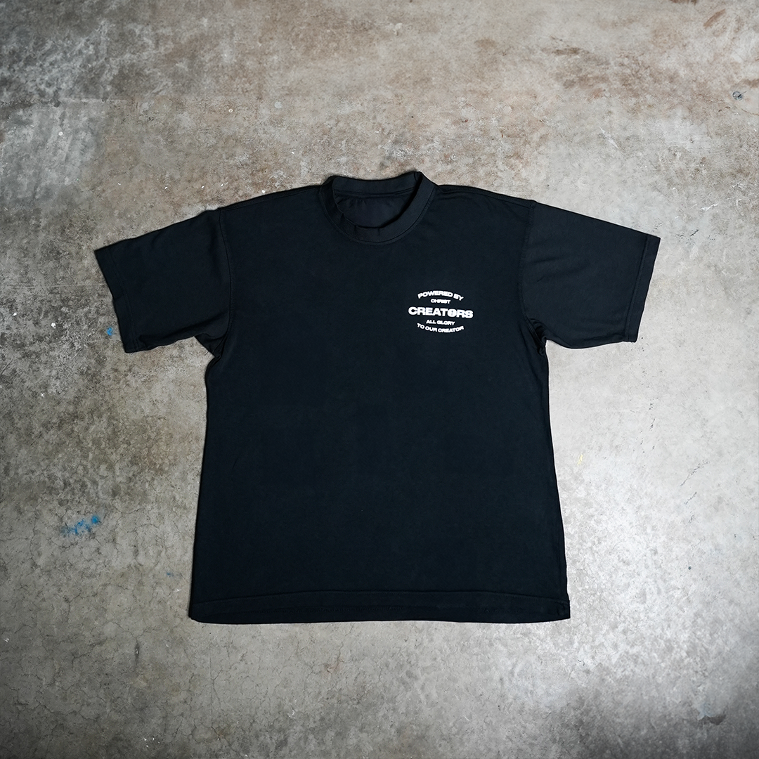 CREATORS "CIRCLE" BLACK TEE