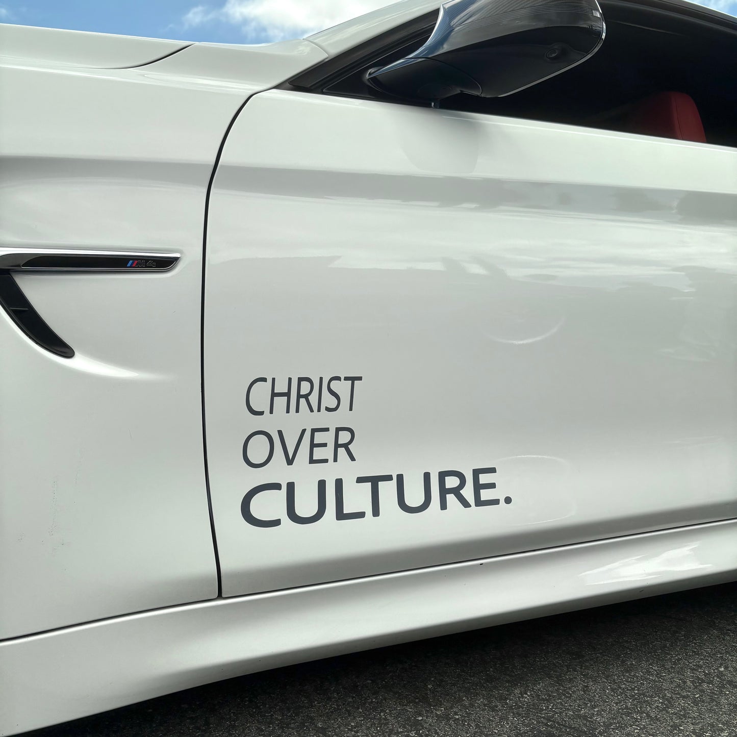 Christ over Culture Decal