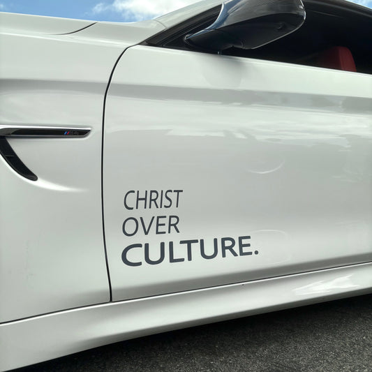 Christ over Culture Decal