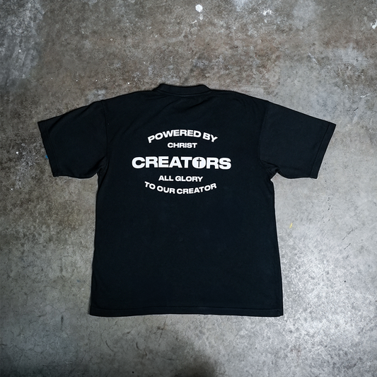 CREATORS "CIRCLE" BLACK TEE