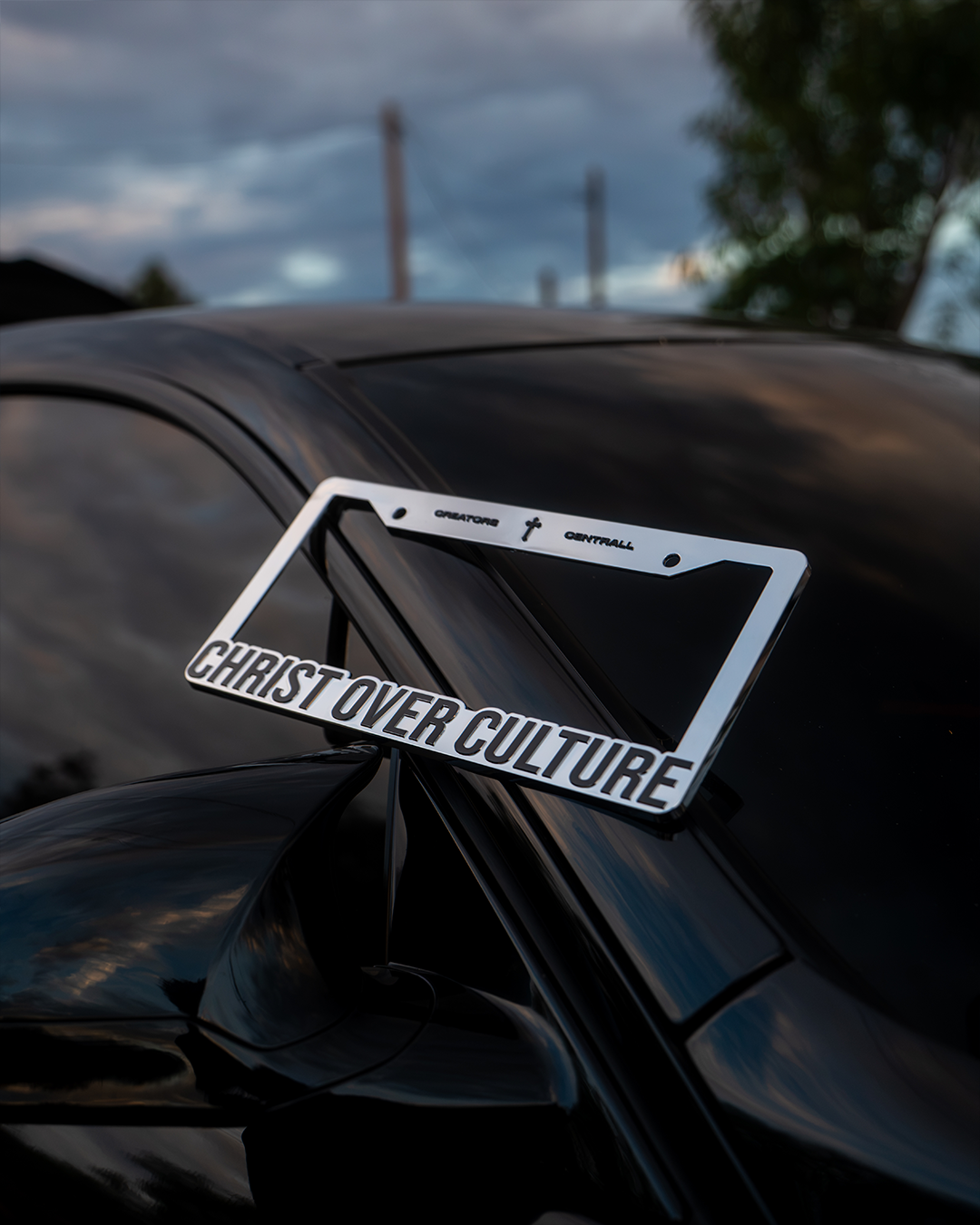 Christ Over Culture License Plate Cover