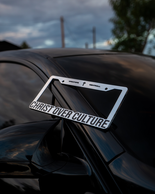Christ Over Culture License Plate Cover