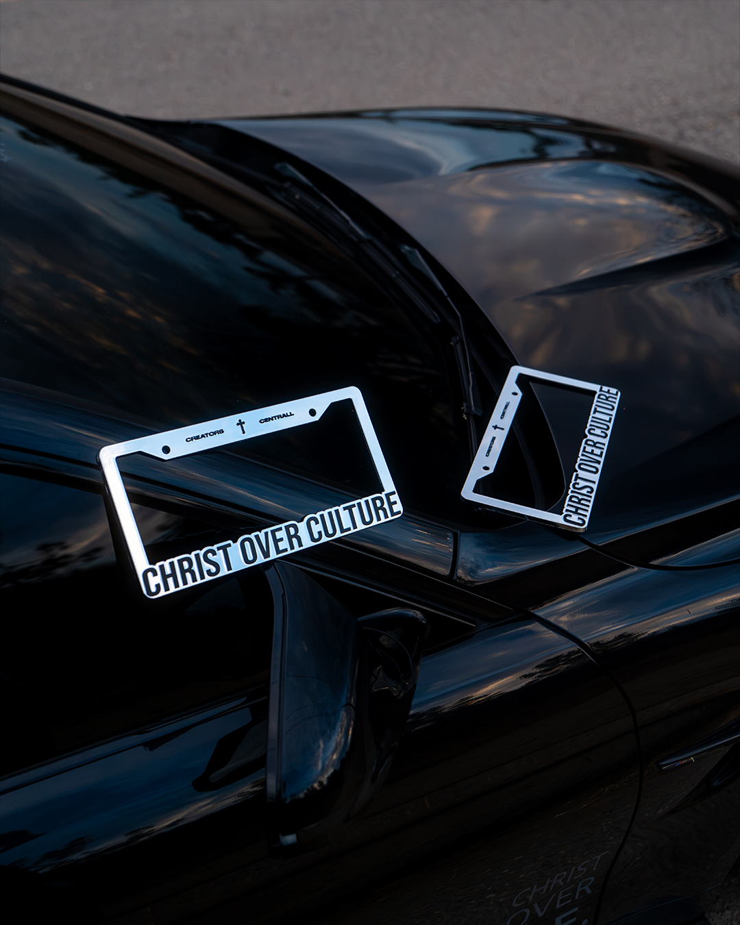 Christ Over Culture License Plate Cover