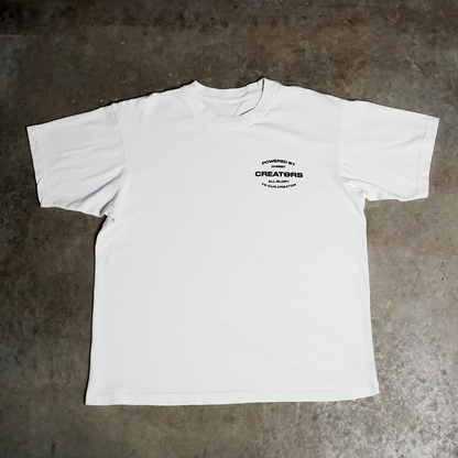 CREATORS "CIRCLE" WHITE TEE