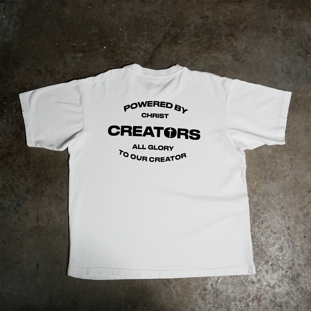 CREATORS "CIRCLE" WHITE TEE